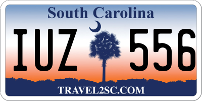 SC license plate IUZ556