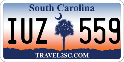 SC license plate IUZ559