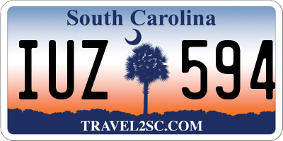 SC license plate IUZ594