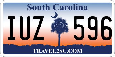 SC license plate IUZ596