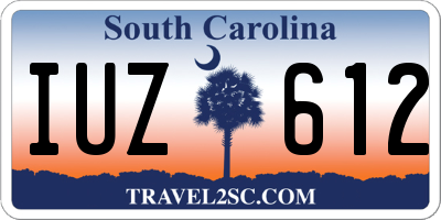 SC license plate IUZ612