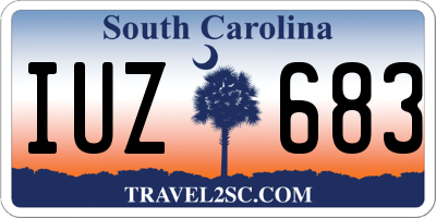 SC license plate IUZ683