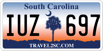 SC license plate IUZ697