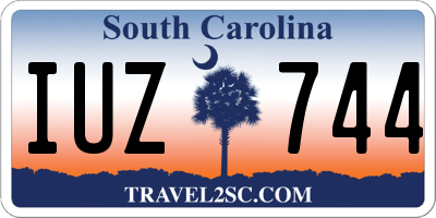 SC license plate IUZ744