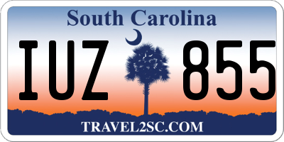 SC license plate IUZ855