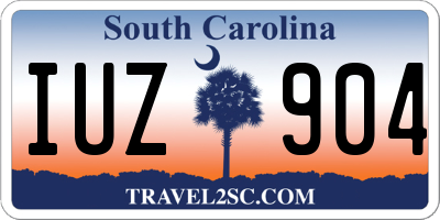 SC license plate IUZ904