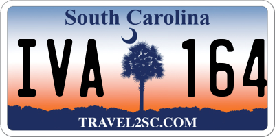 SC license plate IVA164