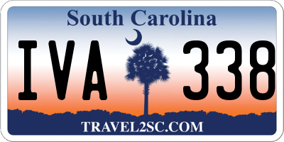 SC license plate IVA338