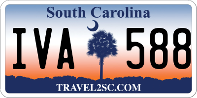 SC license plate IVA588