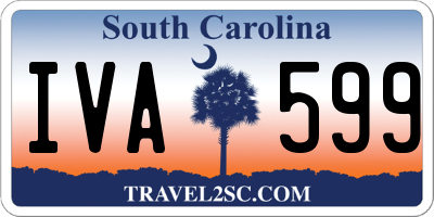 SC license plate IVA599