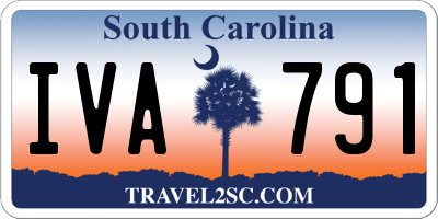 SC license plate IVA791