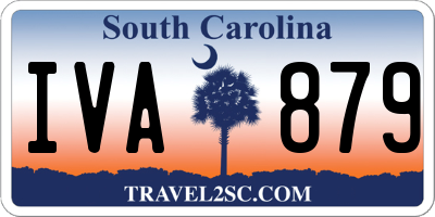 SC license plate IVA879