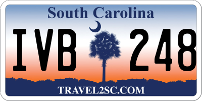 SC license plate IVB248