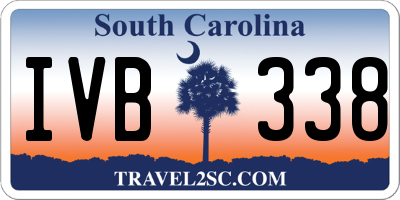 SC license plate IVB338