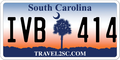 SC license plate IVB414