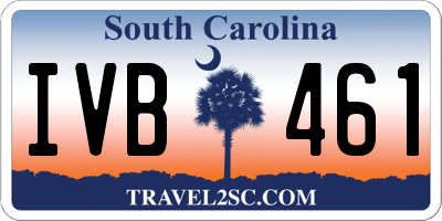 SC license plate IVB461