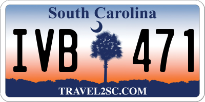 SC license plate IVB471