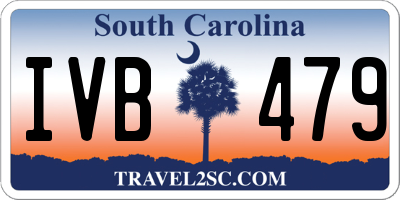 SC license plate IVB479