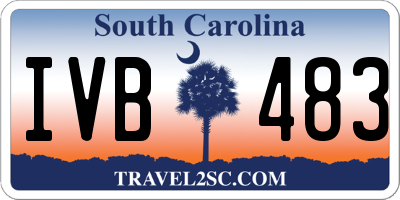 SC license plate IVB483
