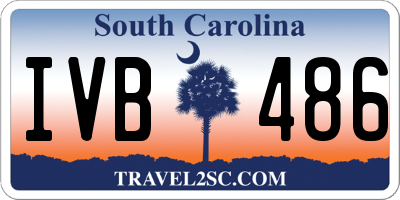 SC license plate IVB486