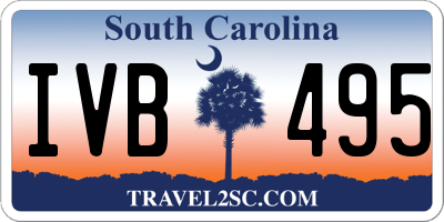 SC license plate IVB495