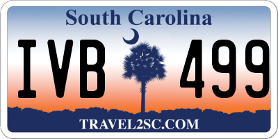 SC license plate IVB499