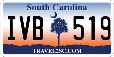 SC license plate IVB519