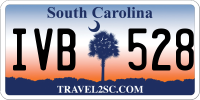 SC license plate IVB528
