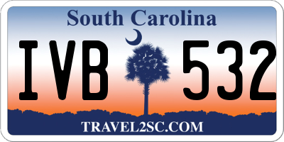 SC license plate IVB532