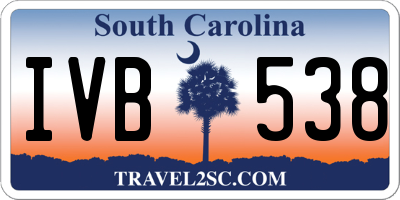 SC license plate IVB538