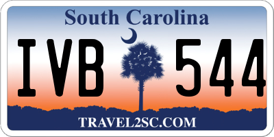 SC license plate IVB544