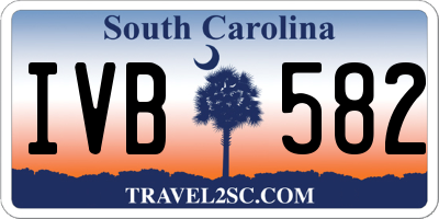 SC license plate IVB582