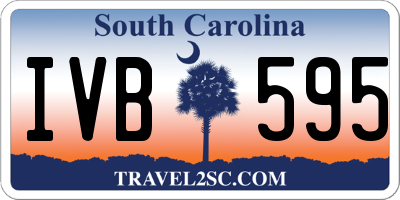SC license plate IVB595