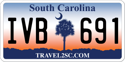 SC license plate IVB691