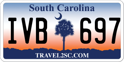 SC license plate IVB697