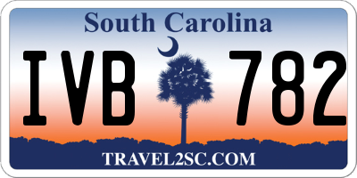 SC license plate IVB782