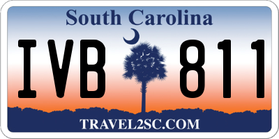 SC license plate IVB811