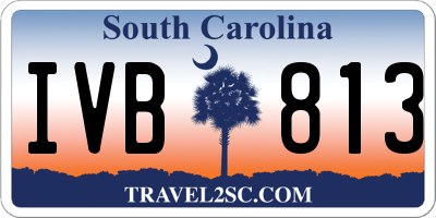 SC license plate IVB813