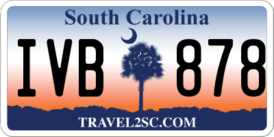 SC license plate IVB878