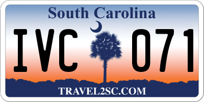 SC license plate IVC071