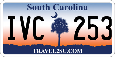 SC license plate IVC253