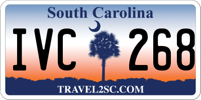 SC license plate IVC268