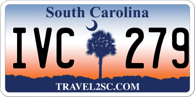 SC license plate IVC279