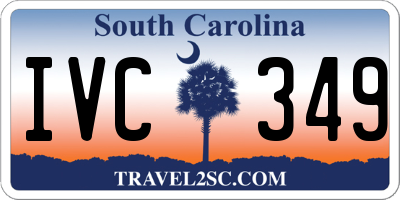 SC license plate IVC349
