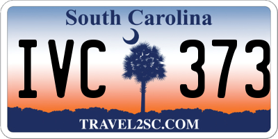 SC license plate IVC373