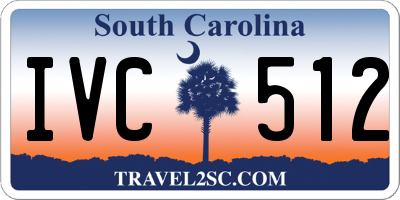 SC license plate IVC512