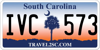 SC license plate IVC573