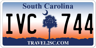 SC license plate IVC744