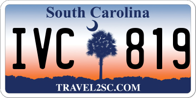 SC license plate IVC819