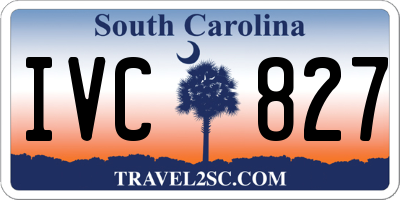SC license plate IVC827